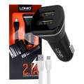 LDNIO-DL-219-Dual-USB-Car-Charger-2.1A-Output-Cable-Micro-USB-03